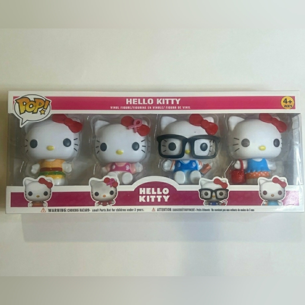 Funko Pop Hello Kitty Vinyl Figure Collection 4 Pieces New